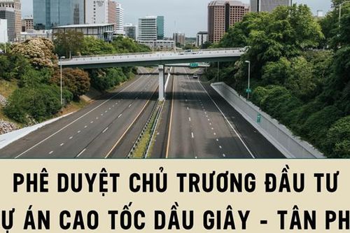 Phê duyệt chủ trương đầu tư cao tốc Dầu Giây - Tân Phú