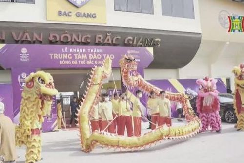 Khánh thành Trung tâm đào tạo bóng đá trẻ Bắc Giang