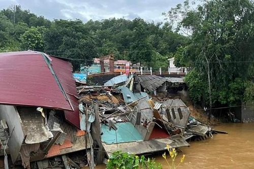 Miền núi phía Bắc: Nhiều địa phương bị thiệt hại do mưa lớn