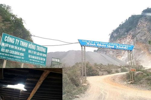 Đình chỉ hoạt động mỏ đá nổ mìn làm người dân bị thương