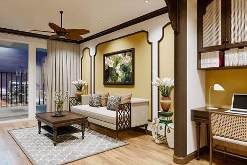Một Hà Nội xưa trong căn hộ chung cư, không gian sinh hoạt chung đầy tiện nghi