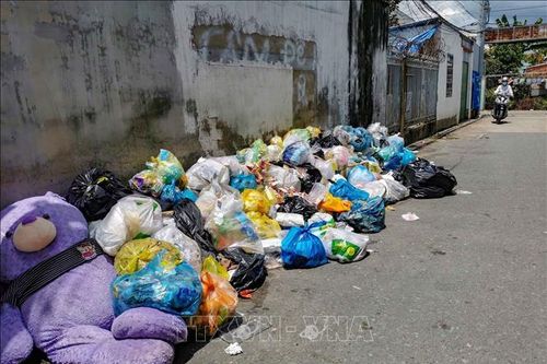 Cần Thơ: Rác thải ùn ứ trên nhiều tuyến đường