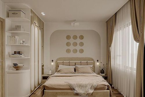 Căn hộ phong cách Japandi màu vàng gỗ đầy xao xuyến giữa lòng Hà Nội
