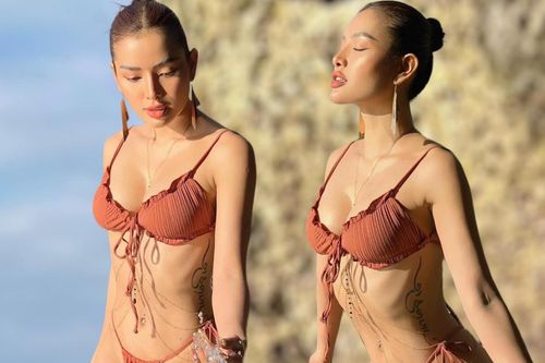 Phương Trinh Jolie khiến dân tình 'xịt máu mũi' khi diện bikini, chuẩn 'gái một con trông mòn con mắt'