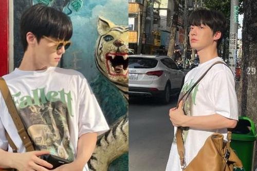 Tài tử Ahn Jae Hyun tung ảnh vi vu Sài Gòn nhân dịp đến Việt Nam dự sự kiện