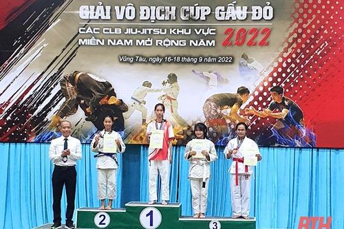 VĐV Thanh Hóa thi đấu xuất sắc tại Giải vô địch các CLB Jujitsu khu vực miền Nam mở rộng năm 2022