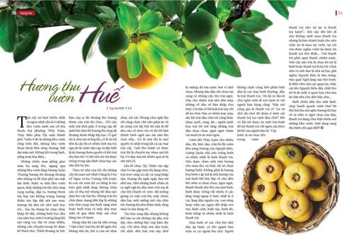 Hương thu vườn Huế