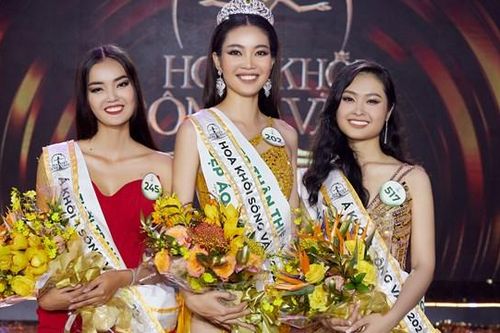 Ngắm nhan sắc người đẹp Long An vừa đăng quang Hoa khôi Sông Vàm 2022