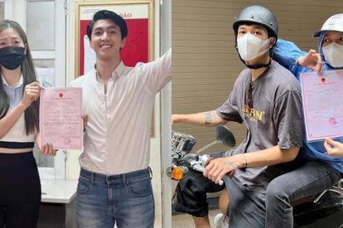 Diệu Nhi - Anh Tú và sao Việt tạo trào lưu khoe giấy đăng ký kết hôn