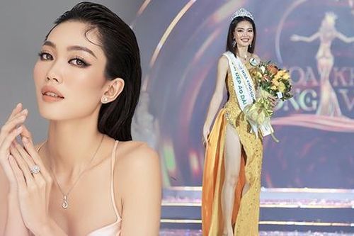 Huỳnh Đào Diễm Trinh đăng quang Hoa khôi Sông Vàm 2022