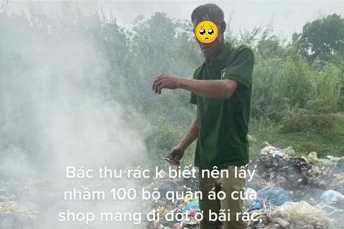 Vĩnh Phúc: Cộng đồng mạng ngợi khen bác thu rác lấy nhầm 100 bộ quần áo và hành vi bất ngờ của chủ shop