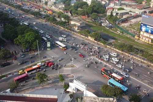 Cận cảnh vị trí làm hầm chui gần 600 tỷ đồng ở Hà Nội