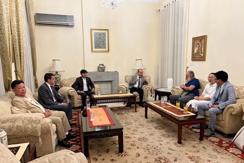 Ngài Đại sứ Algeria tại Việt Nam - Monsieur ABDELHAMID BOUBAZINE tổ chức tiệc tối tại nhà riêng để chúc mừng Liên đoàn Thế giới Võ cổ truyền Việt Nam (WFVV)