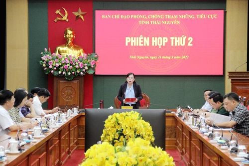 Đẩy mạnh công tác phòng chống tham nhũng tiêu cực tại Thái Nguyên