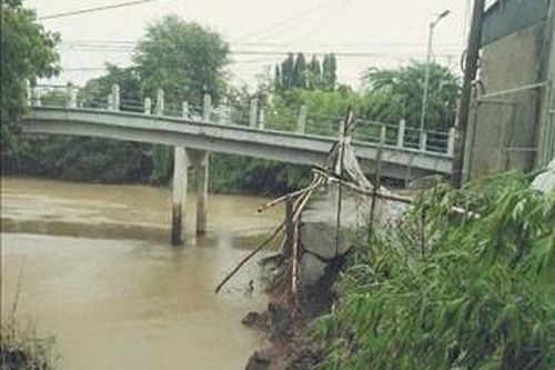 An Giang: Đê bờ Nam kênh Chủ Mỹ sạt lở 30m
