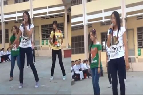 Nam Em đi hát thời học sinh: Da đen, đeo kính hồng, ăn mặc cực đáng yêu