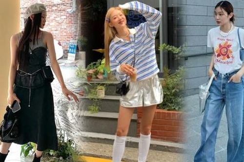 Gợi ý outfit xuống phố cuối tuần từ các cô nàng Hàn Quốc