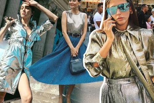 Thời của trang phục óng ánh