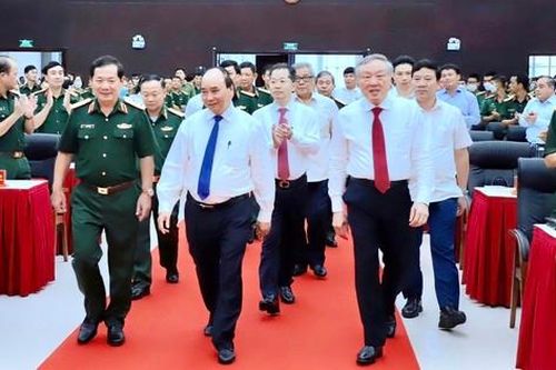 Chủ tịch nước Nguyễn Xuân Phúc dự Hội thảo khoa học 'Chiến thắng Đồn Nhất - Hải Vân Quan'