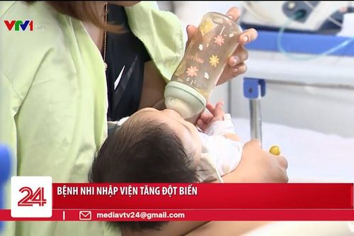 Bệnh nhi ở phía Bắc nhập viện tăng đột biến