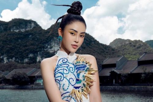 Visual đỉnh cao của Hoa hậu Lý Kim Thảo khi 'thả dáng' giữa non nước Tràng An