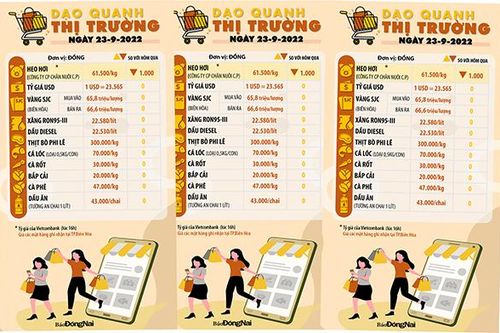 Dạo quanh thị trường ngày 23-9-2022