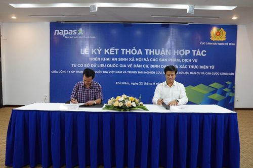 NAPAS và Bộ Công an ký kết thỏa thuận hợp tác