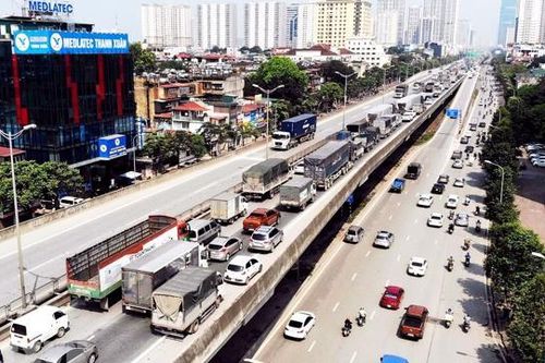 CSGT khuyến cáo các phương tiện khi đi vào đường Vành đai 3