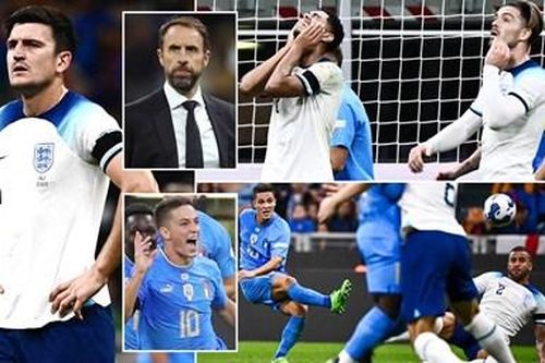 Italia 'tiễn' Anh xuống hạng sớm tại UEFA Nations League