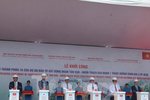 Đường Vành đai 3 TPHCM đoạn Tân Vạn - Nhơn Trạch chính thức được khởi công