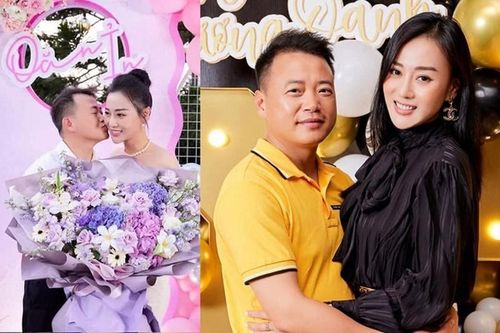 Phương Oanh sinh nhật tuổi 33, được Shark Bình hôn má