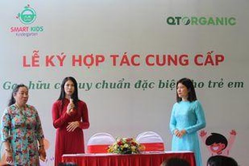 Đưa gạo hữu cơ vào học đường