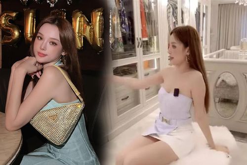 'Choáng ngợp' với phòng thay đồ trong biệt thự 80 tỷ của Huyền Baby: Không thiếu bộ sưu tập nào
