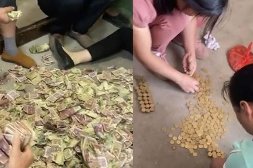 Cụ bà qua đời để lại cả tủ tiền cho con cháu 'đếm mệt nghỉ'