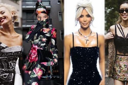 Milan Fashion Week: Châu Bùi ngồi hàng ghế đầu, Kim 'siêu vòng 3' hóa 'nàng thơ'