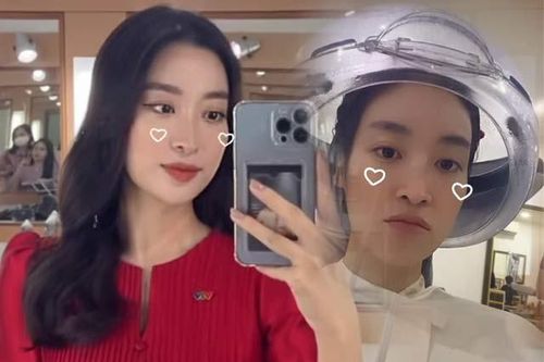 Đỗ Mỹ Linh mòn mỏi ngồi làm tóc 6 tiếng đồng hồ