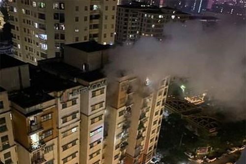 Hà Nội: Vụ cháy chung cư ở quận Nam Từ Liêm không gây thiệt hại về người