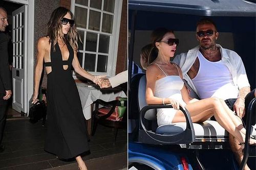 Victoria Beckham mặc gợi cảm lộ rõ vẻ già nua