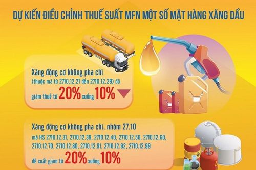 Bộ Tài chính đề xuất điều chỉnh thuế suất MFN: Nhiều mặt hàng cùng giảm