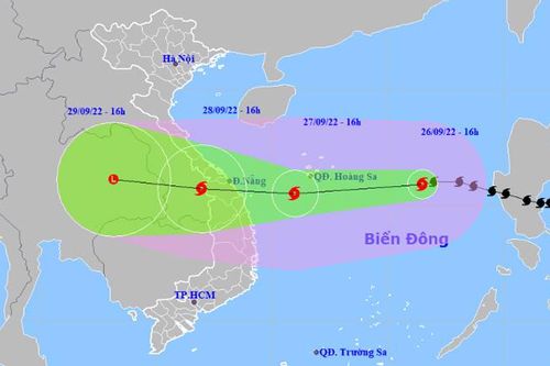 Bão Noru vào Trung Trung Bộ ngày 28-9, những địa phương nào cần chú ý nguy hiểm?