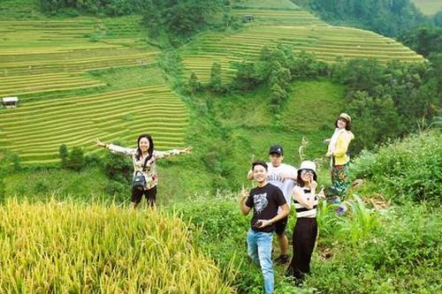 Du khách mê mẩn check-in mùa vàng trên Mù Căng Chải