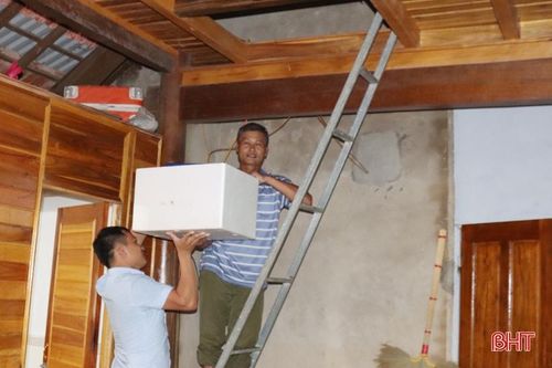 Chủ động '4 tại chỗ', người dân vùng 'rốn lũ' Hà Tĩnh sẵn sàng ứng phó với mưa bão