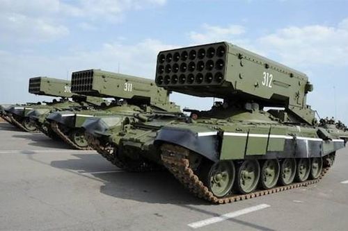 Quân đội Nga nhận hàng loạt tổ hợp TOS-1A Solntsepek giữa tình hình nóng