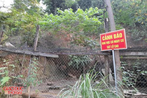 Nghệ An sơ tán nhiều hộ dân sau khi xuất hiện vết nứt trên đồi
