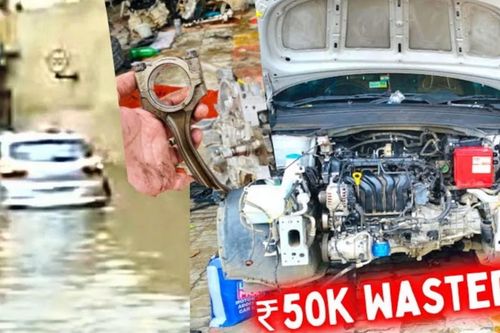 Lao xe Hyundai Creta qua hầm ngập nước, méo mặt nhận hóa đơn sửa