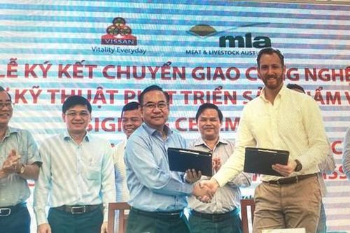 VISSAN ký kết chuyển giao công nghệ phát triển sản phẩm cùng MLA