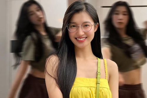 Diện áo croptop nhảy Shut Down của BLACKPINK, Á hậu Phương Nhi khiến fan u mê vòng 'eo con kiến'