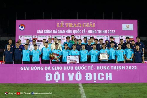 Thắng Ấn Độ 3-0, Việt Nam vô địch Giải bóng đá giao hữu quốc tế