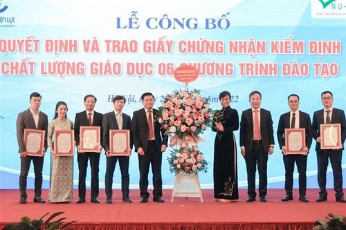 Đại học Điện lực đón nhận Giấy chứng nhận kiểm định chất lượng giáo dục
