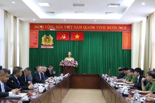 Công an TPHCM tiếp đoàn Cảnh sát Hoàng gia Thái Lan